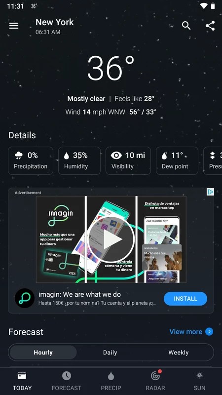 1Weather 8.0.4 APK for Android Screenshot 1