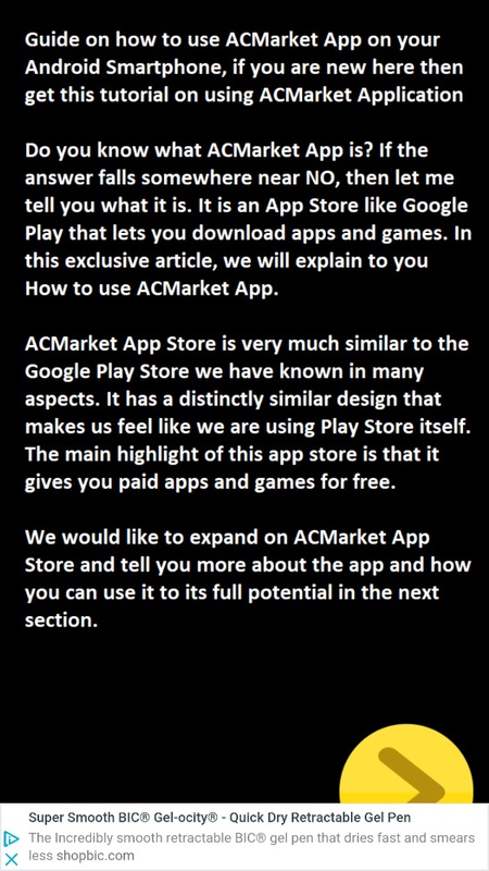AC Market Guide 25.0 APK for Android Screenshot 1
