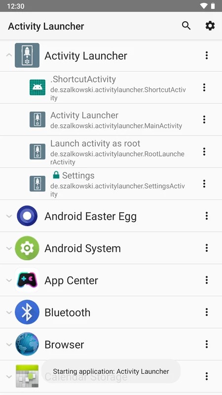 Activity Launcher 2.0.0 APK for Android Screenshot 3
