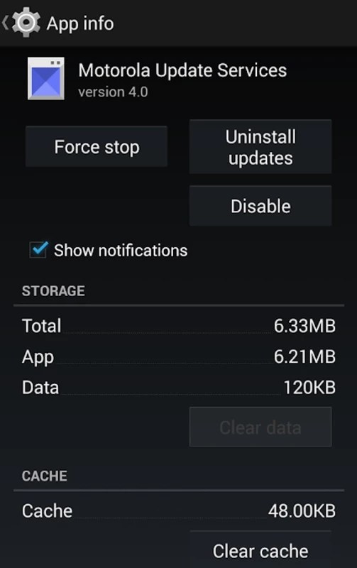 Actualizaciones Motorola 33.00.032 APK for Android Screenshot 1