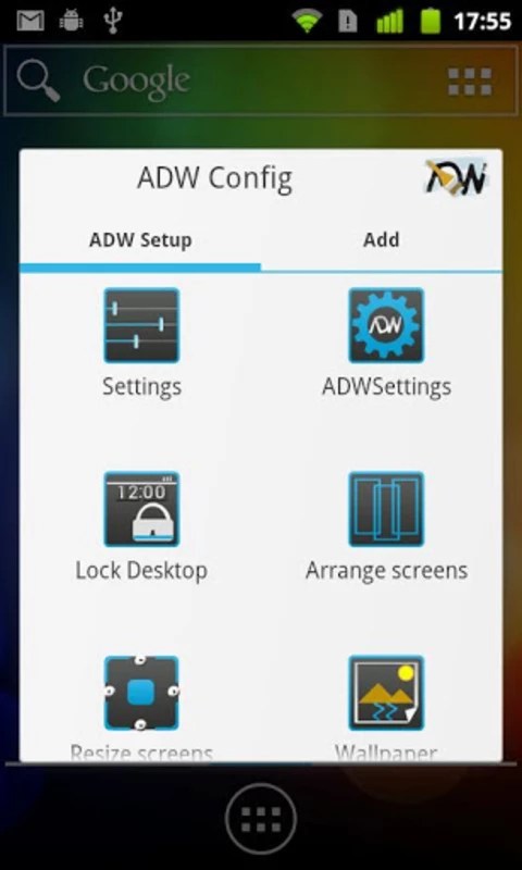 ADW Launcher 2.0.1.75 APK for Android Screenshot 2