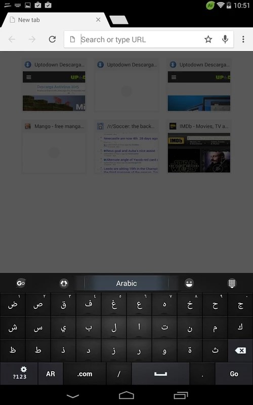 Arabic for GO Keyboard 4.0 APK feature
