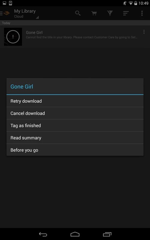 Audible 1.2.0 APK for Android Screenshot 2