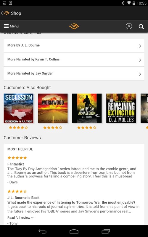 Audible 1.2.0 APK for Android Screenshot 4
