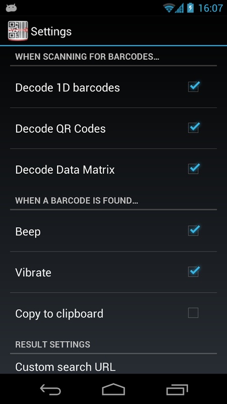 Barcode Scanner 3.1.15 APK feature