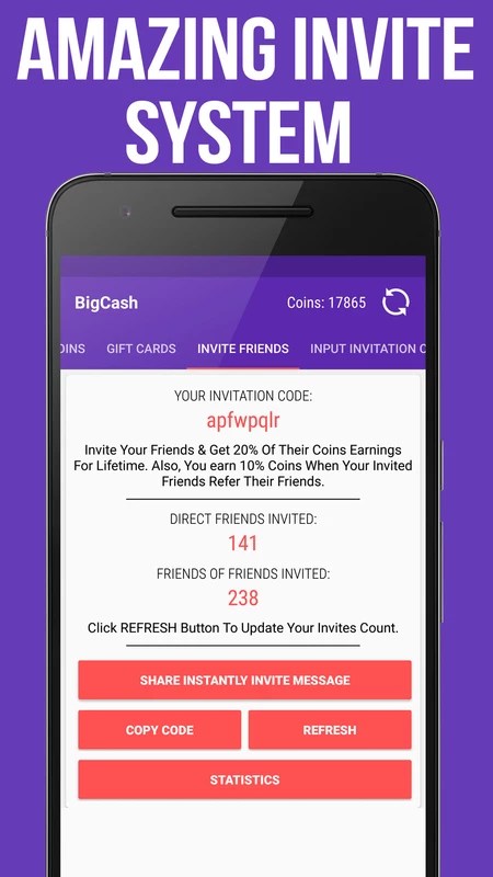 Bigcash: Earn Money & Free Gift Cards 11.3 APK feature