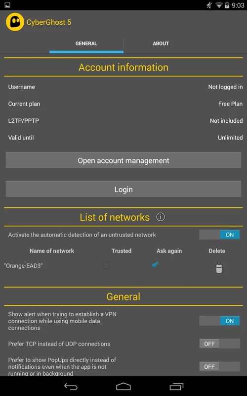 CyberGhost 8.20.0.2887 APK for Android Screenshot 4