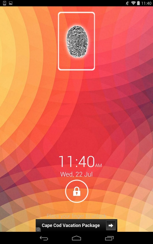 Fingerprint Screen Lock -SMART 3.7 APK for Android Screenshot 1