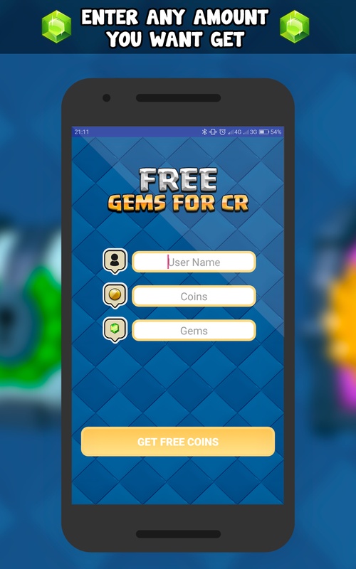 Free gems for Clash Royale 2019 3.2 APK feature