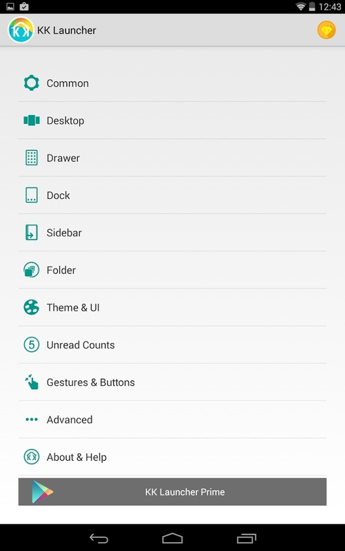 KK Launcher 7.2 APK for Android Screenshot 1