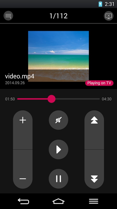 LG TV SmartShare-webOS 1.4.0 APK feature