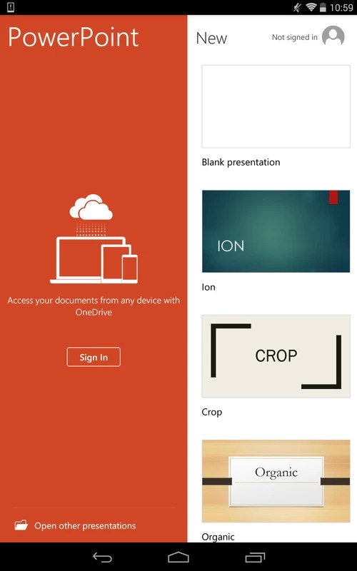 Microsoft PowerPoint 16.0.17328.20152 APK for Android Screenshot 4