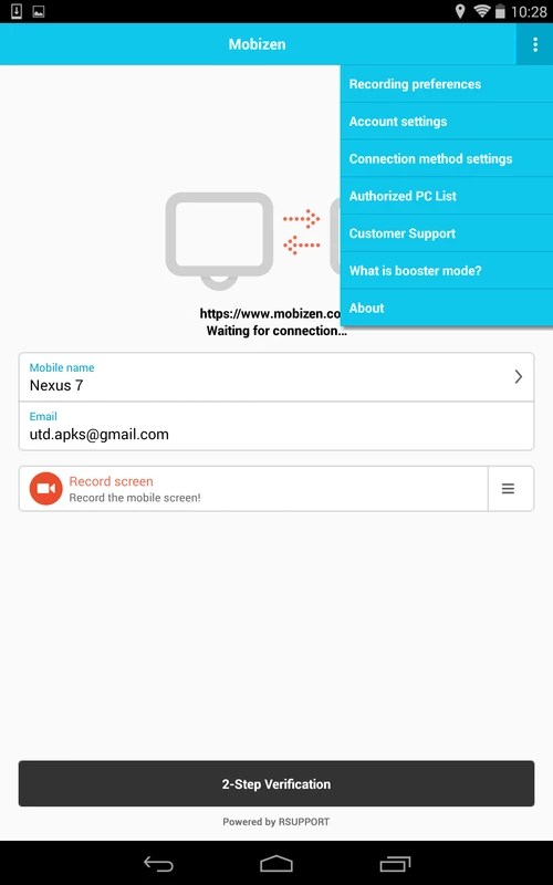Mobizen Screen Recorder 3.10.1.4 APK for Android Screenshot 2