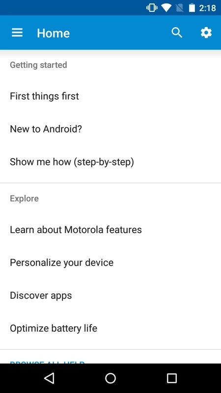 Motorola Help 12.2.0 APK feature