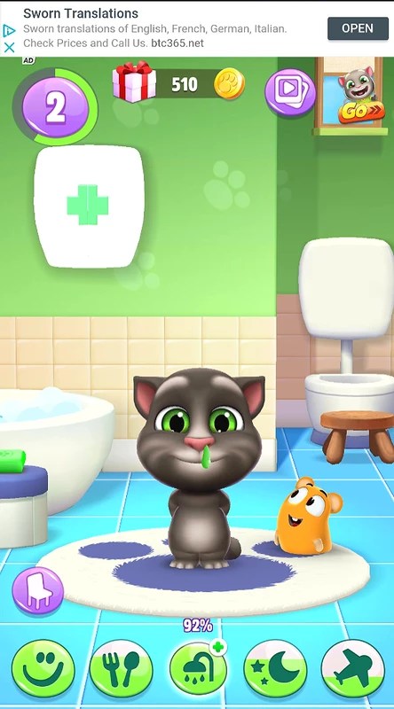 My Talking Tom 2 4.5.0.7712 APK for Android Screenshot 1