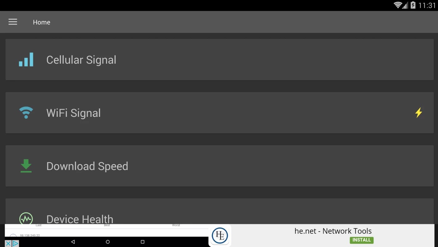 Network Signal Strength 26.3.8 APK for Android Screenshot 1
