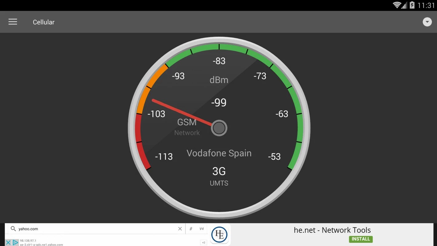Network Signal Strength 26.3.8 APK for Android Screenshot 2
