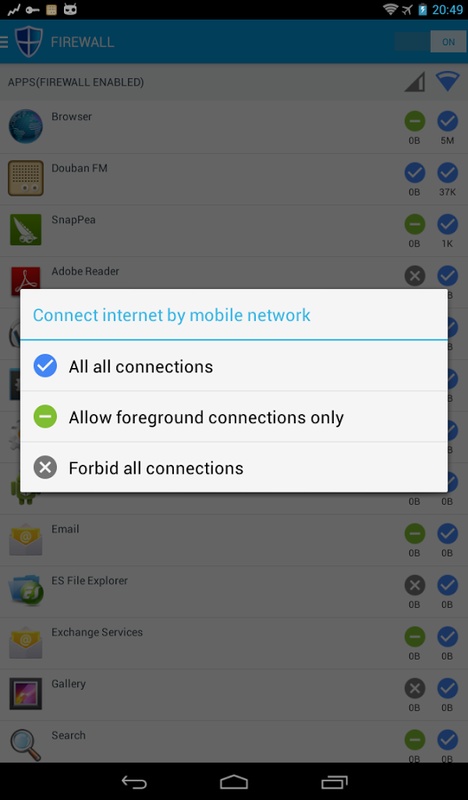 NoRoot Data Firewall 5.4.1 APK for Android Screenshot 1
