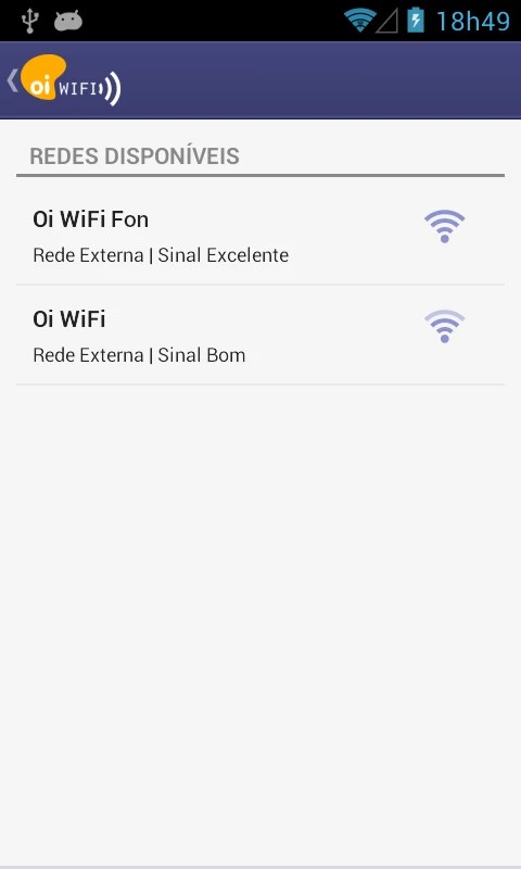 Oi WiFi 5.0.1 APK feature