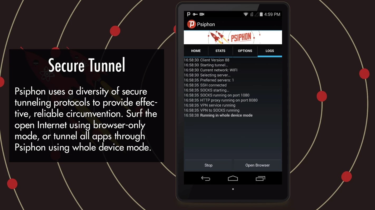 Psiphon Pro 393 APK for Android Screenshot 9
