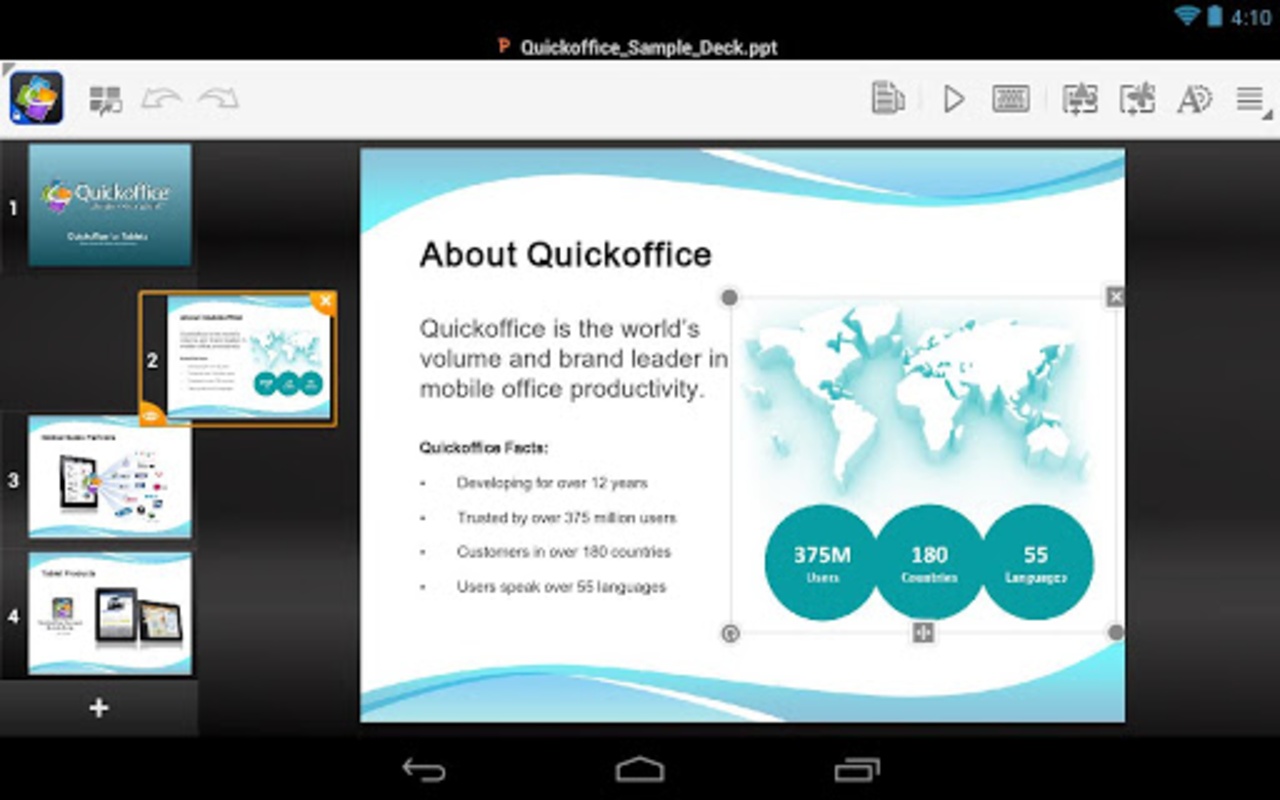 Quickoffice – Google Apps 6.5.1.12 APK for Android Screenshot 1