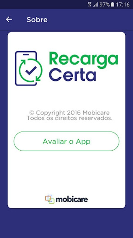 Recarga Certa 4.3.0 APK for Android Screenshot 1