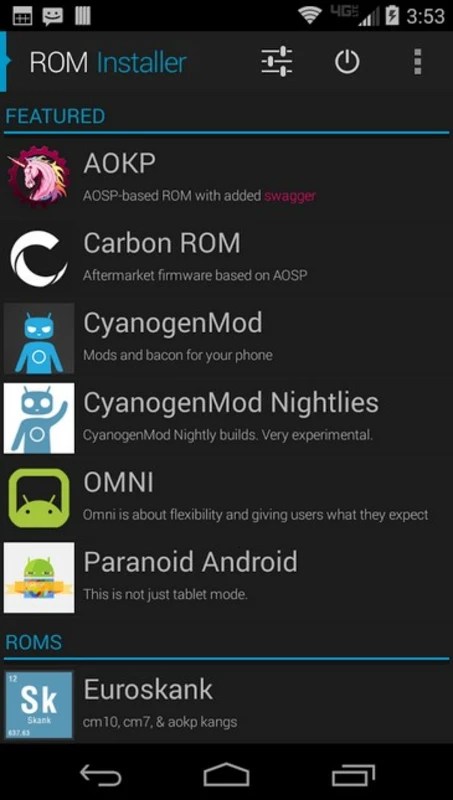 ROM Installer 1.4.0(13604) APK for Android Screenshot 1