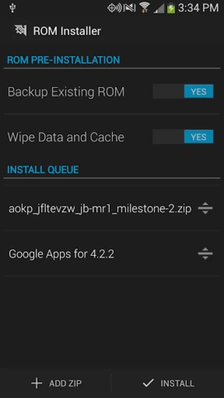 ROM Installer 1.4.0(13604) APK for Android Screenshot 4