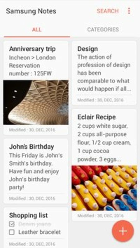 Samsung Notes 4.9.06.8 APK for Android Screenshot 1
