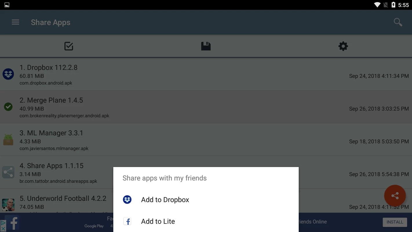 Share Apps 1.2.1 APK for Android Screenshot 2