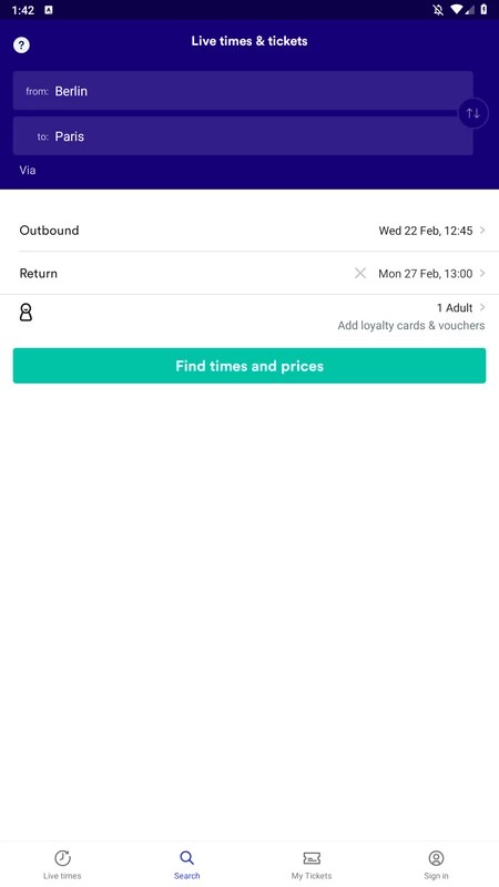 Trainline 294.0.0.122541 APK for Android Screenshot 1