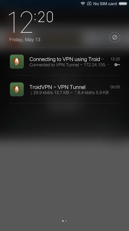 Troid VPN 3.0 APK for Android Screenshot 1