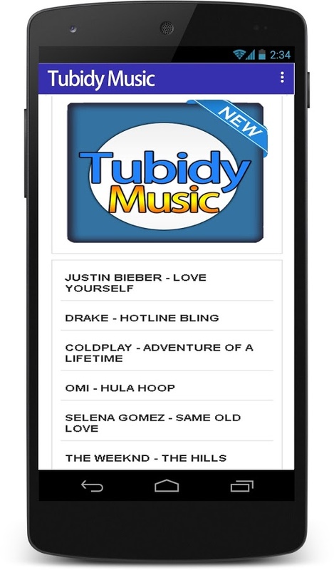 Tubidy Music 1.0 APK feature