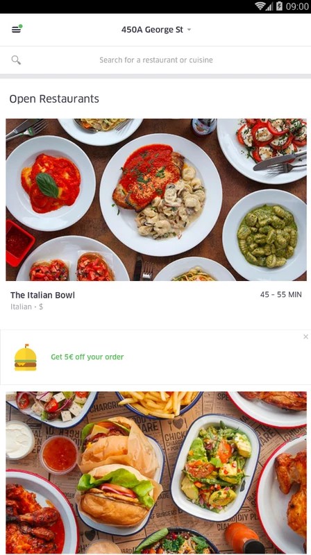 Uber Eats 6.208.10002 APK for Android Screenshot 1
