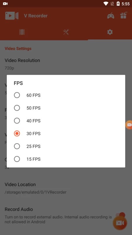 V Recorder 7.1.4.0 APK for Android Screenshot 1