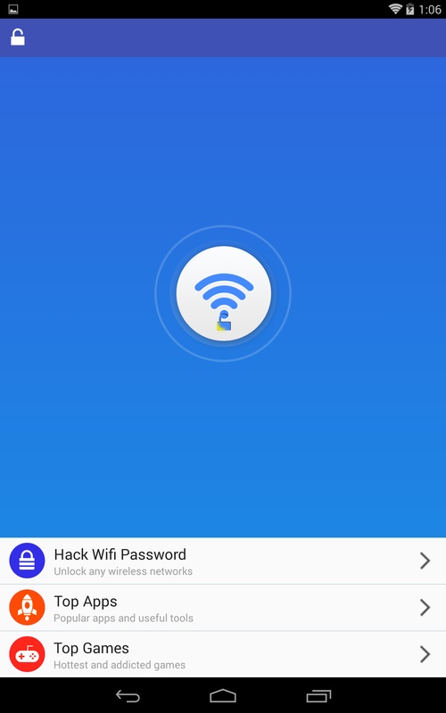 Wifi Password Hacker PRANK 1.1.2 APK feature