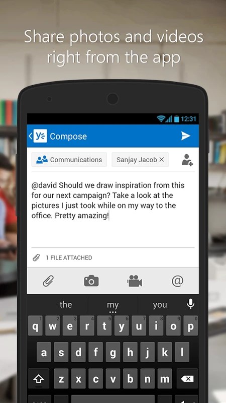 Yammer 6.0.49.2716 APK feature