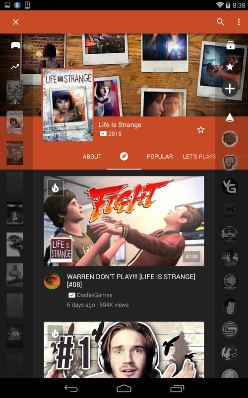 YouTube Gaming 2.10.7.6 APK feature