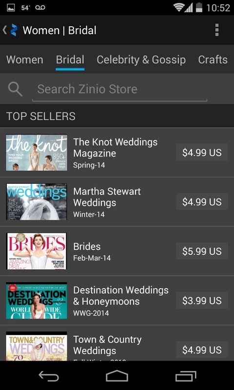 Zinio Digital Magazines 4.63.1 APK feature