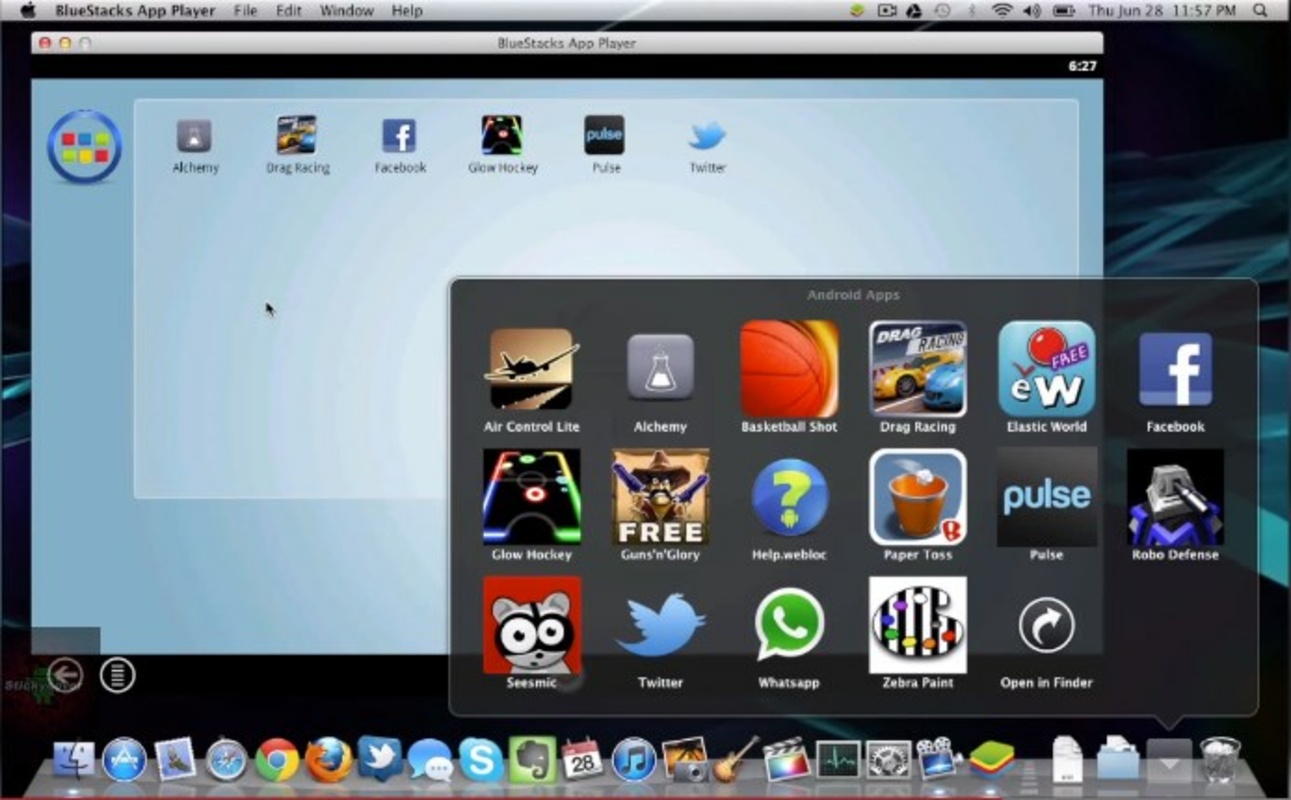 BlueStacks App Player 4.270.1.2803 for Mac Screenshot 1