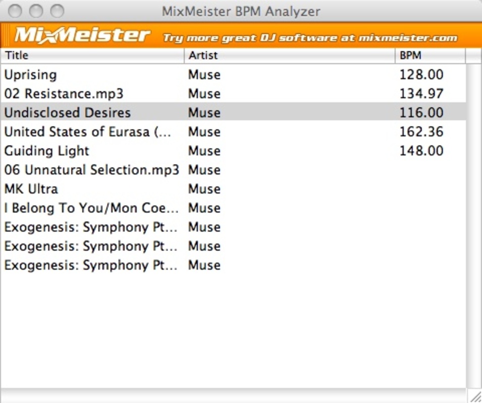 BPM Analyzer 1.0.1 feature