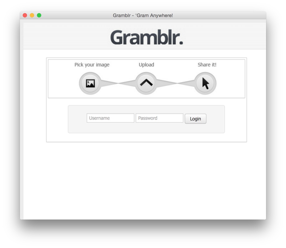 Gramblr 1.0.0 for Mac Screenshot 2