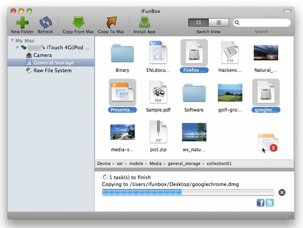 iFunBox 1.9 for Mac Screenshot 3