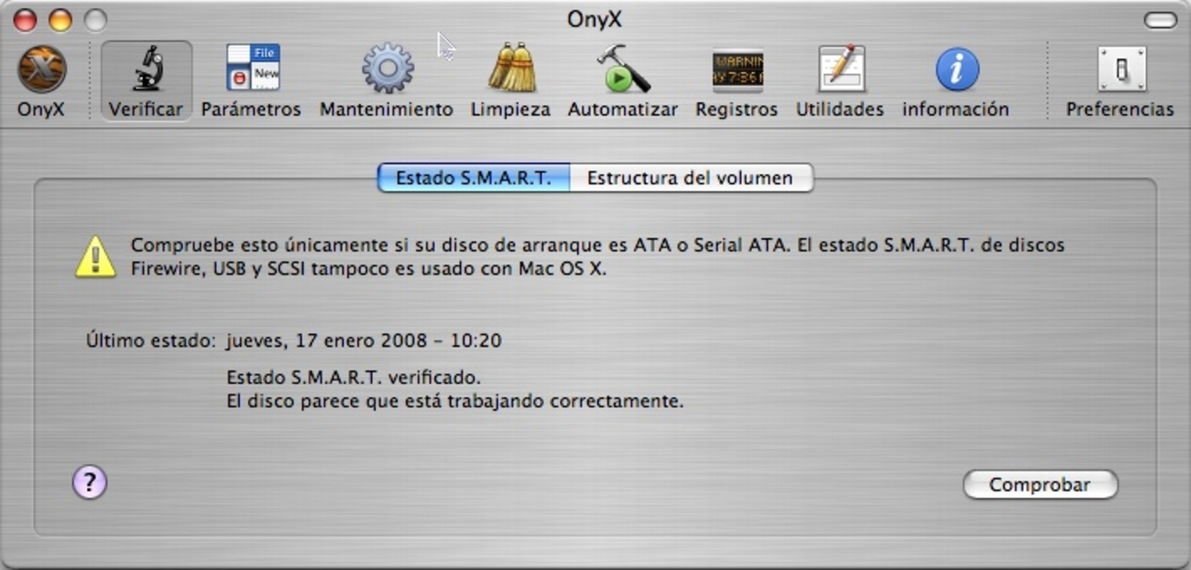 OnyX 4.5.6 for Mac Screenshot 2