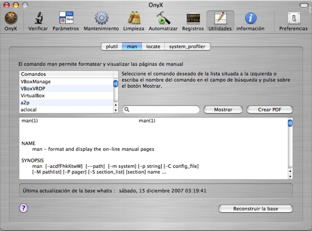 OnyX 4.5.6 for Mac Screenshot 3