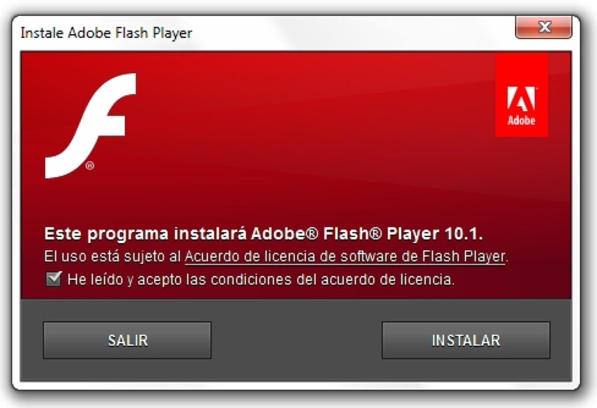 Adobe Flash Player Squared  for Windows Screenshot 1