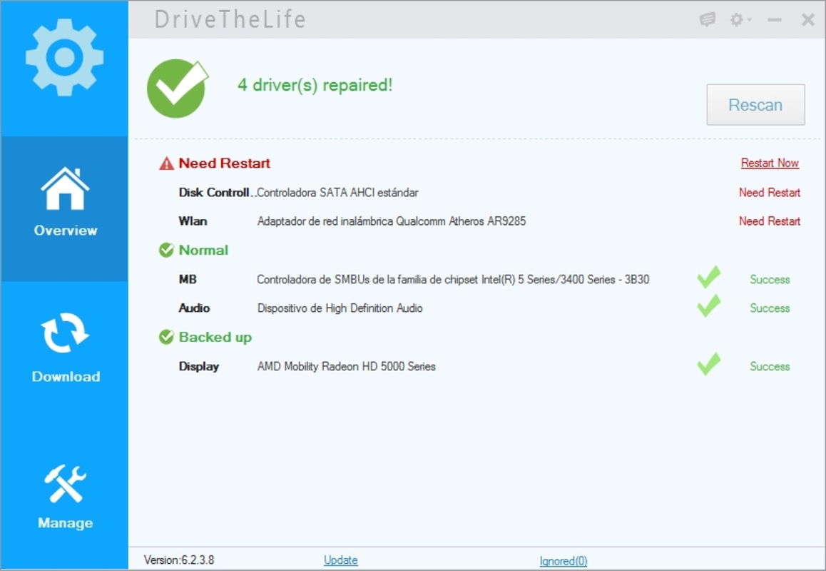 DriveTheLife 6.2.4.112 for Windows Screenshot 1