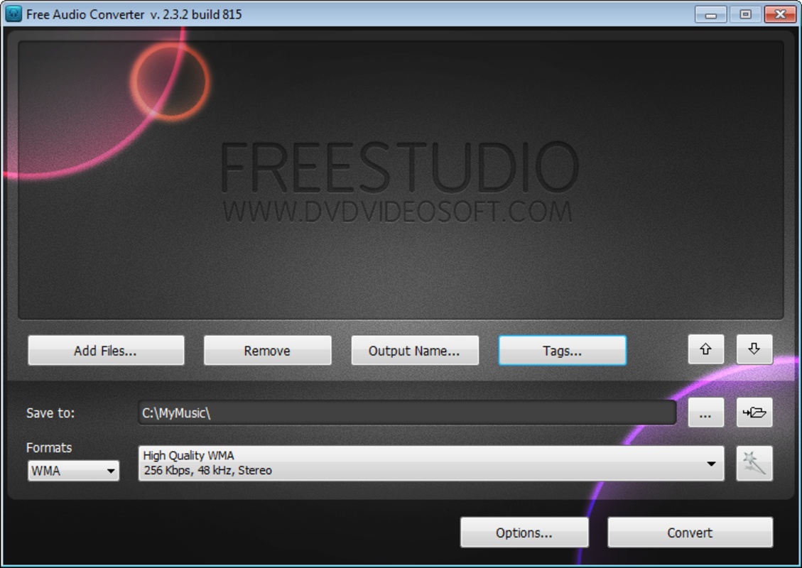 Free Audio Converter 5.1.12.1204 for Windows Screenshot 1