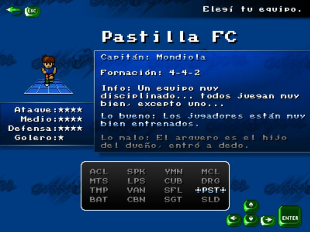 Garra Fútbol  for Windows Screenshot 1