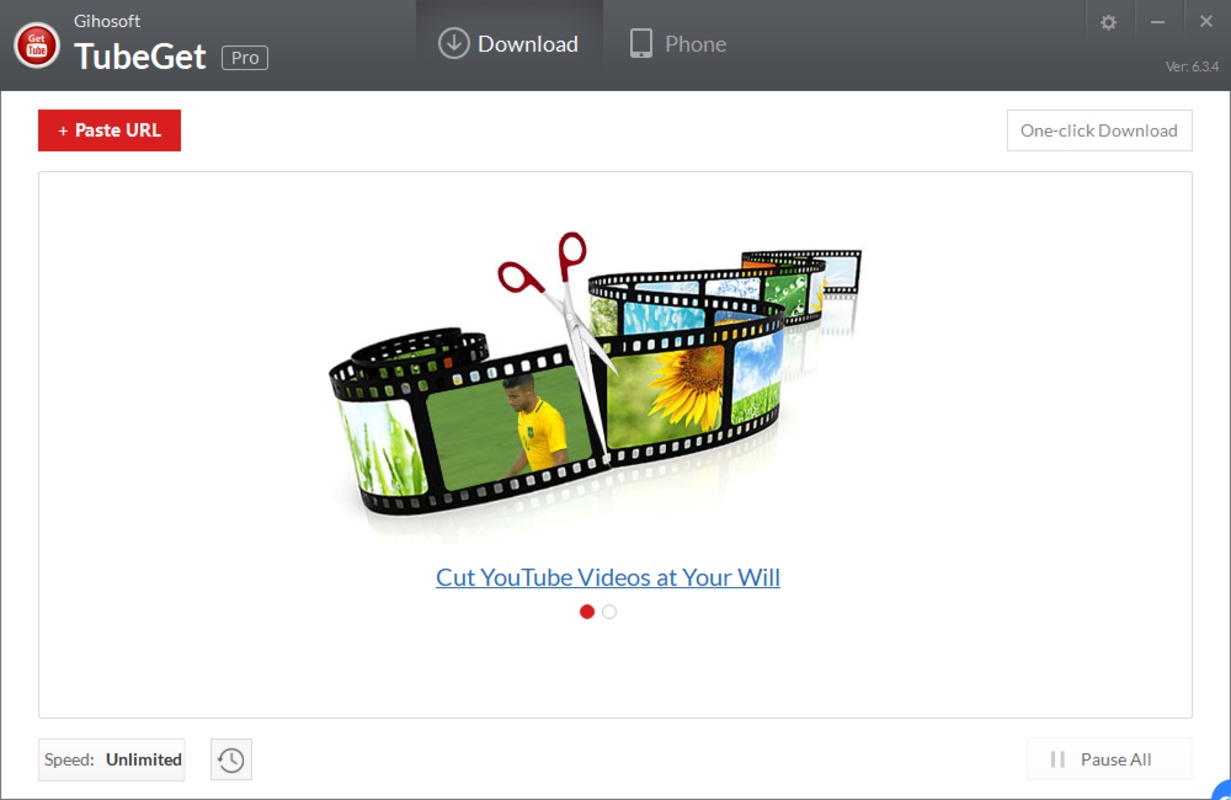 Gihosoft TubeGet Free YouTube Downloader 9.2.76 feature